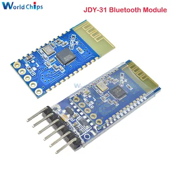 JDY-31 Bluetooth 3,0 HC-05 HC-06 Модул Bluetooth Серийния порт 2,4 G SPP Прозрачна прехвърляне, съвместима с HC 05 06 JDY-30