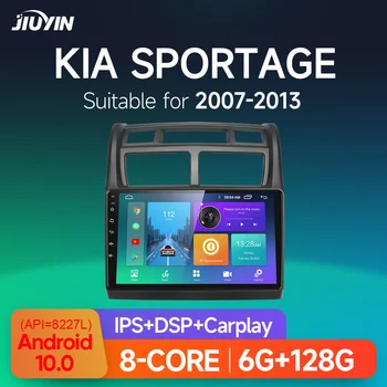 JIUYIN Тип C Авто Радио Мултимедиен Плейър GPS Навигация За Kia sportage 2007-2013 Android Без 2din 2 Din Dvd