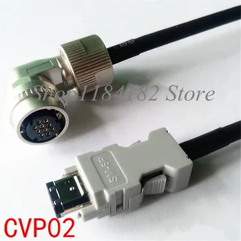 JZSP-CVP02-05 03-E Водача серво мотор Yaskawa Комплектен Системен кодиращи сигнален кабел SGMGV 7G Независим конектор SM-6P