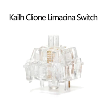 Kailh Clione Limacina Ключ За Механична Клавиатура Прозрачен 5 контактите на Линия/Осезаемо RGB 0