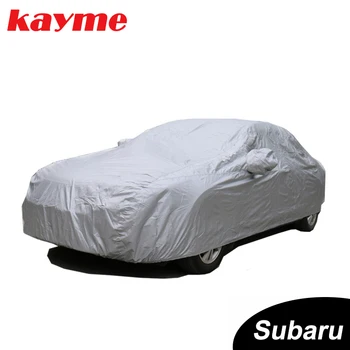 Kayme Прахозащитен Пълни Автомобилни Седалките 170 Т полиестер универсален Закрит и Открит Suv UV Снегостойкий Защитен Калъф за Subaru