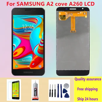 LCD дисплей За Samsung Galaxy A2 Основната A2Core A260 LCD дисплей с сензорен екран Дигитайзер възли За Samsung A260 SM-A260F/DS A260F A260G