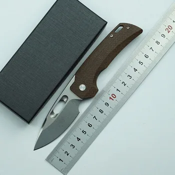 LEMIFSHE Нов L223 Сгъваем Нож Истински K110 Острието Микарта Дръжка Открит на Къмпинг, Лов и Оцеляване на Кухнята Многофункционален Инструмент EDC