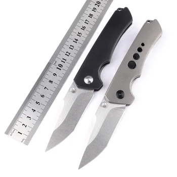 M390 стоманен нож титановая дръжка открит къмпинг сгъваем ловен нож EDC джобен инструмент 0