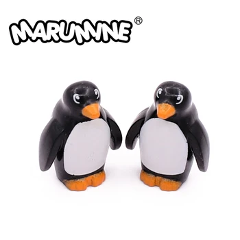 Marumine 15 БР. Животното Фигурка във формата на Пингвин Тухлена Част от 26076 pb02 Съвместим Океански Морски Градивен елемент на Приятел Строителни Аксесоари