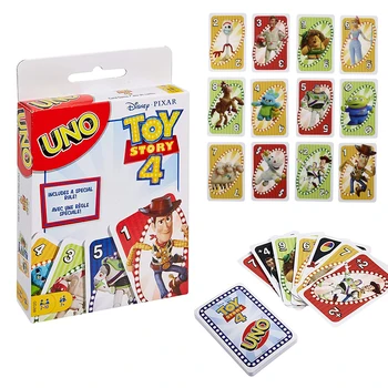 Mattel Uno Играчки Storys Покер Игри Картун Аниме Игри Карти Кутия За Семейни Забавни Развлечения Тесте Карти За Игра Играчка Игрална Карта Подарък 0