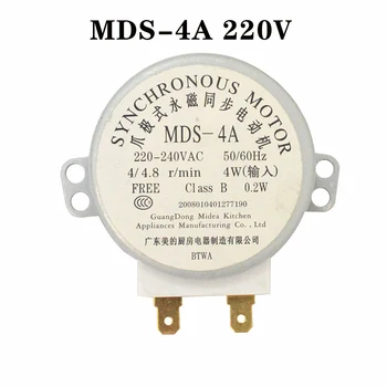 MDS-4A AC220-240V 4/4,8 об/мин Микро Въртяща се Маса, Синхронен Тава Мотор Аксесоари За Микровълнова Печка Резервни Части Основна Съединител Съединител