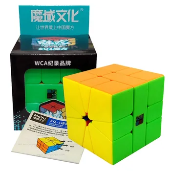 MoYu MFJS Meilong SQ1 3X3 Магически Способи куб Без Етикети Meilong SQ-1 Професионални Играчки-неспокойни Meilong Square 1 Cubo Magico