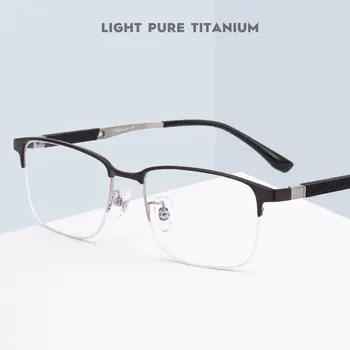Reven Jate 8802S Оптични Очила От Чист Титан Дограма Предписани Очила Rx Мъжки слънчеви Очила за Мъже Очила