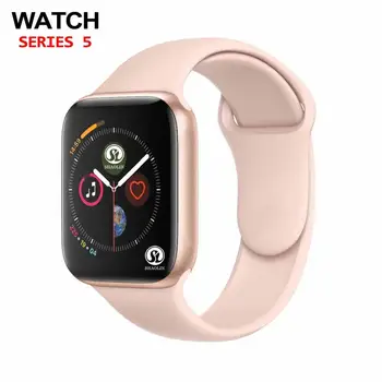 ROSE GOLD Смарт Часовник Серия 6 Smartwatch за apple iphone 6 6s 7 8 X XS plus за samsung IOS android Смарт Часовници honor3 xiaomi 0