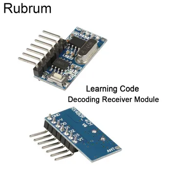 Rubrum 433 Mhz в Радиочестотни Приемник, модул за Обучение Код Модул Декодер 433 Mhz Безжични 4 Канален Изход За Дистанционни 1527 2262 Кодиране 0
