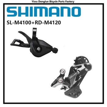 Shimano Deore M6000 SL + RD SL-M4100 RD-M4120 10 скоростния Лост Заден Превключвател За МТБ Планински Велосипед Аксесоари За Велосипеди