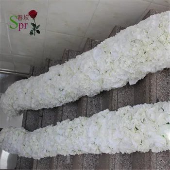 SPR Високо качество на 1 м/2 м/лот сватбата цвете стенни сцена или фон декоративна търговия на едро с изкуствени цветя, маса централно място 0