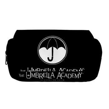The Umbrella Academy 3D Merch Училищна голяма чанта - клатч, подходящ за момичета, момчета, юноши, двойна чанта в стила на kawai в стил харадзюку, колеж