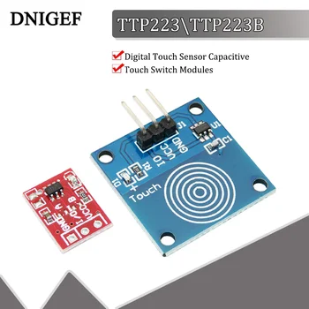 TTP223 \ TTP223B Канал Jog Цифров Сензорен Датчик Капацитивен Сензорен Превключвател на Модули Аксесоари TTP223 за Arduino Сам Kit