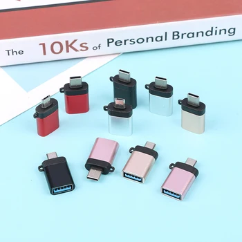 USB адаптер Type-C, Конвертор USB към микро-адаптер За таблета на Samsung, Адаптер за мобилен телефон Android