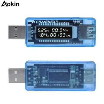USB Зарядно Устройство за Тестер Д-р Измерване на Напрежение, Ток, Волтметър Амперметър Тестер Капацитет на Батерията Мобилен Детектор Мощност USB Метър
