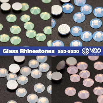 VDD SS3-SS30 Бял Опал/Розов Опал/Син Опал/Зелен Опал, Без Поправки Стъклени Кристали и Кристални САМ Камъни и Аксесоари за дизайн на ноктите