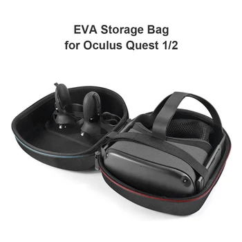 VR Аксесоари за Oculus Quest 2 Слушалки Quest VR Сензорен Контролер За Oculus Quest 2 е Защитна Чанта Твърд EVA Кутия За Съхранение