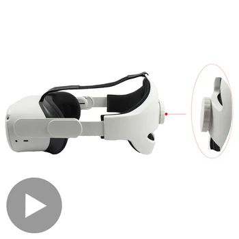 VR Очила за Виртуална Реалност, За да Quest2 Oculus Quest 2 и Halo Главоболие Каишка Аксесоари Каска Детска Слушалки Играта Oqulus Люлката на Ocukus
