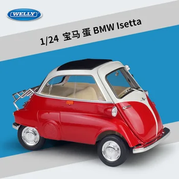 Welly 1:18 BMW Isetta сплав модел на превозното средство за Леене под налягане и Играчки Превозни Средства се Събира подаръци Не дистанционно управление тип транспорт играчка