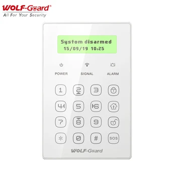 Wolf-Guard Безжична 433 Mhz Клавиатура с Qwerty/Вдигане с Опазване на Мини Противоугонный Контролер за Домашна GSM Аларма сот