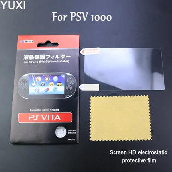 YUXI 10 бр. За Psvita PS Vita PSV 1000 Конзола Прозрачен Защитен Филм LCD екран Протектор HD антистатик Филм