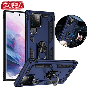 ZGBBA устойчив на удари Скоба Калъф За мобилен Телефон Samsung S20 S21 S22 S30 Pro Ultra Кола Калъф За Galaxy S20 FE S9 S10 S8 Plus S7