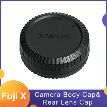 Zhongyi Mitakon Капачката на тялото на Фотоапарата и Задната Капачка на Обектива за Fuji FX X Mount XPro1 XE1 XT10 XT20 XA3 XA10 XT3 XT30 XA20 XA5 Защитно покритие