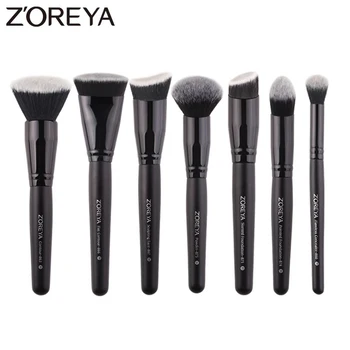 ZOREYA Beauty Tool Черна Четка За Грим, Единична Четка За Руж, Четка за Рамка със специална форма, Ронлив Четка за прах