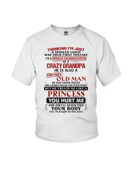Аз Избалованная Внучка, Подобна На принцеса тениски Crazy Grandpa Grumpy Old Man