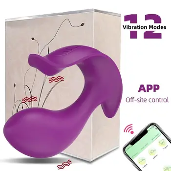 Безжичен Вибратор ПРИЛОЖЕНИЕ Bluetooth Вибратор Женски Дистанционно Управление Стимулатор на Клитора Стоки За Възрастни Облекло Вибриращи Секс-Играчки за Жени