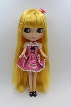 Безплатна доставка, промоция, RBL-267DIY, кукла голи блайт tait, подарък за рожден ден за момиче, 4 цвята, с големи очи, кукли с красиви Коса, сладка играчка