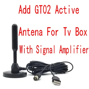 Вграден усилвател на сигнала сила Нова Двойна антена усилвател на сигнала вътрешна антена за dvb-t2/atsc-t/isdb-t/fm цифров телевизионен приемник