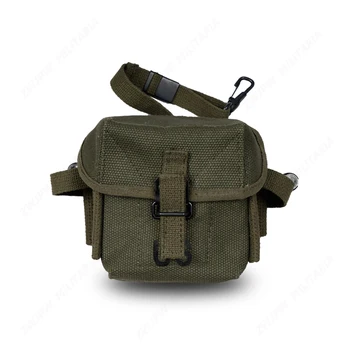 Виетнамската Война на САЩ m1956 M14 универсална къса чанта с Високо качество Реплика Дължина 10,5 см, ширина 9,5 см, височина 5 см