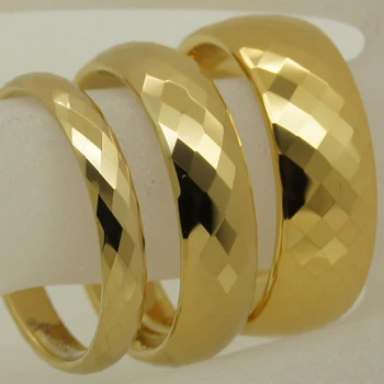 вольфрамовое пръстен forever classic multi facet champagne gold ширина 8 мм, с покритие hi-tech