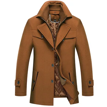 Вълна палто за мъже, мъжки Зимни дрехи, Мъжки вълнена палта, Мъжко палто, вълнена, Мъжки палта, Мъжко палто, вълнена, кашемировое палто.палто за мъже