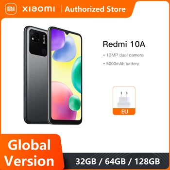 Глобалната версия на Xiaomi Redmi 10A 32/64/128 GB Смартфон Хелио G25 Восьмиядерный 6,53 