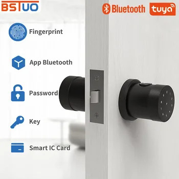 Електронно Заключване на Hristo APP Smart Bluetooth Lock Smartlife Сферична Вътрешен Електронен Кодекс Заключване на Пръстови Отпечатъци Автоматично Заключване Ключалки