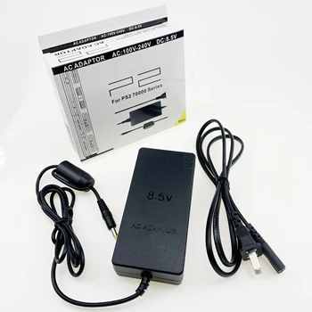 ЕС Черно Удобен Адаптер За PS2 Slim 70000 Series Зарядно Устройство Кабел за Захранване захранващ Кабел За PlayStation 2 Штепсельная Вилица САЩ