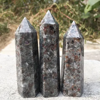 Естествено Пламъците на Огнения камък Crystal Точков Пръчка Сиенит флуоресцентно содалит руда колекция от минерали, Енергийните образци на Рейки 0
