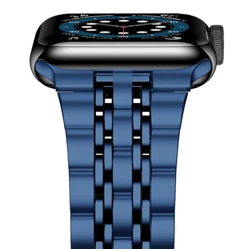 За Apple watch 6 band se Series 5 4 44 мм 40 мм гривна Модернизирани адаптери Каишка от Неръждаема Стомана за iwatch 3 42 мм 38 мм въжета