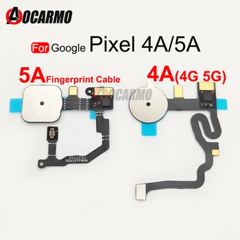 За Google Pixel 4A 4G 5G 5A Сензор за Пръстови Отпечатъци Начало Бутон Гъвкав Кабел, Резервни Части