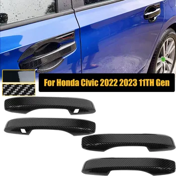 за Honda Civic 11th Генерал 2022 2023 Външна Врата копчето на Кутията носи етикет за услугата Тампон Стикер Защитник с Интелигентна Отвор За Вход на Аксесоари за Автомобили