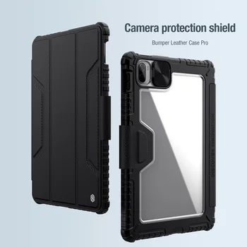 За Mi Pad 5 Защитен калъф За Xiaomi Pad 5 Броня Кожен Калъф NILLKIN Защита на Камерата с Притежател на Молив За Mi Pad 5 Pro