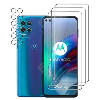 За Motorola Moto G100 Фолио за обектива на камерата и Защитно фолио за телефон от закалено стъкло 0