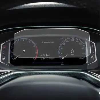 За Volkswagen VW Polo Лифтбек 2020 2021 измерване на Скоростта на Екрана на Арматурното Табло Закалено Стъкло Защитно Фолио Вътрешна Стикер
