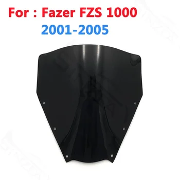 За Yamaha FZ1 Fazer FZS1000 2001 2002 2003 2004 2005 Предното Стъкло Стъкла Вятърни Дефлектори Balck
