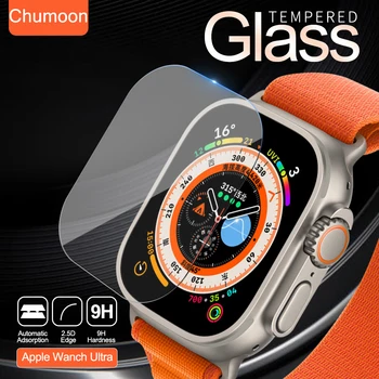Закалено стъкло за Apple Watch Ultra 49 мм и Защитно фолио за екрана против Надраскване за Apple Watch 8 Pro 49 мм Smartwatch 0