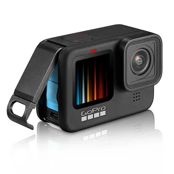 Замяна Акумулаторна Страничната зарядно устройство ще захранване на Кутията Капак на Отделението за батерията За GoPro Hero 10 9 Черни Подвижни Аксесоари За Екшън камери